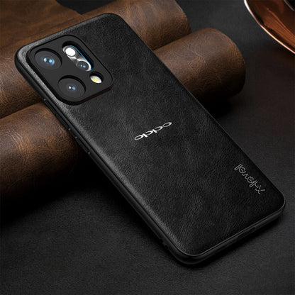 OPPO RENO 14 5G  Business Style PU LEATHER PROTECTIVE BACK CASE WITH CAMERA PROTECTION
