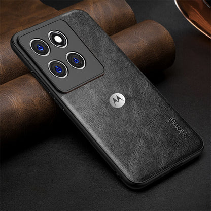 MOTOROLA EDGE 60 PRO 5G Business Style PU LEATHER PROTECTIVE BACK CASE WITH CAMERA PROTECTION
