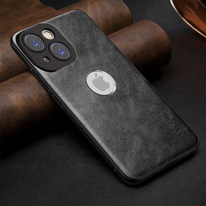 IPHONE 13 5G Business Style PU LEATHER PROTECTIVE BACK CASE WITH CAMERA PROTECTION
