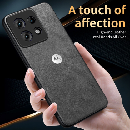 MOTO EDGE 50 NEO 5G  Business Style PU LEATHER PROTECTIVE BACK CASE WITH CAMERA PROTECTION