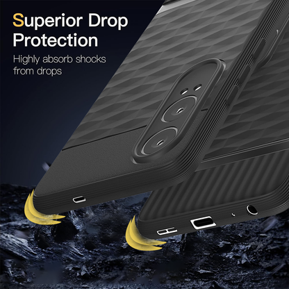 ONEPLUS NORD CE4 LITE 5G 3D Hexa Cube Design Drop Protection | Camera Protection TPU Back Case