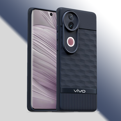 VIVO V50 5G 3D Hexa Cube Design Drop Protection | Camera Protection  TPU Back Case