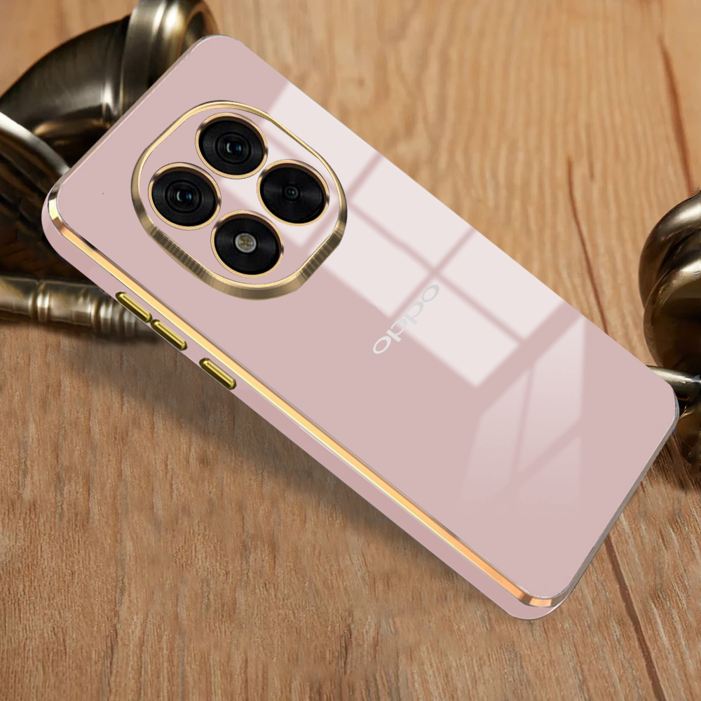 OPPO F29 5G ULTRA-SHINE GOLD ELECTROPLATED LUXURIOUS  BACK CASE WITH CAMERA PROTECTION