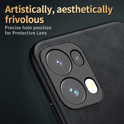 OPPO RENO 13 PRO 5G Business Style  PU LEATHER PROTECTIVE BACK CASE WITH CAMERA PROTECTION