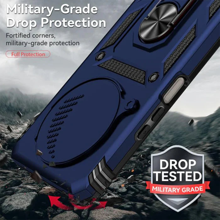 Oppo F27 PRO PLUS 5G Armor Military-grade Case With Sliding Camera Cover & 360 Kickstand