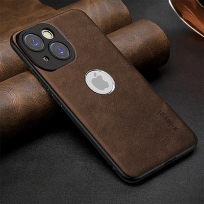 IPHONE 13 5G Business Style PU LEATHER PROTECTIVE BACK CASE WITH CAMERA PROTECTION