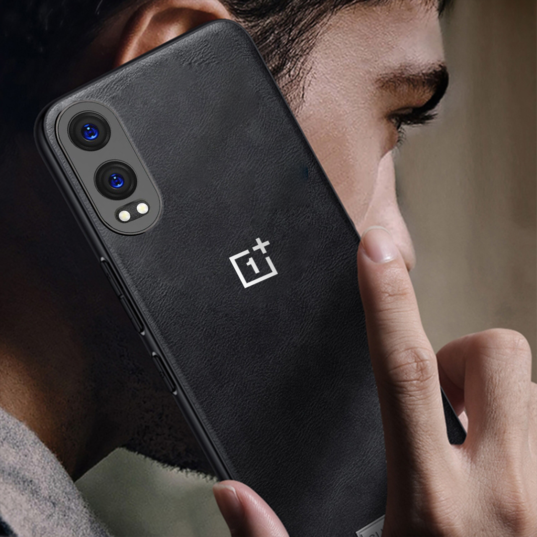ONEPLUS CE4 LITE 5G Business Style PU LEATHER PROTECTIVE BACK CASE WITH CAMERA PROTECTION