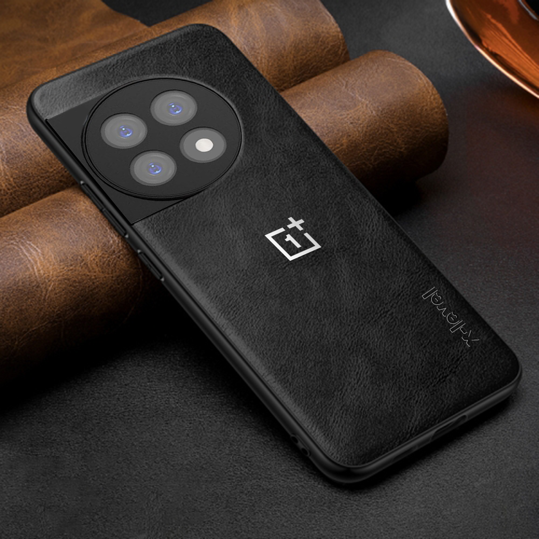 ONEPLUS 11R 5G Business Style PU LEATHER PROTECTIVE BACK CASE WITH CAMERA PROTECTION