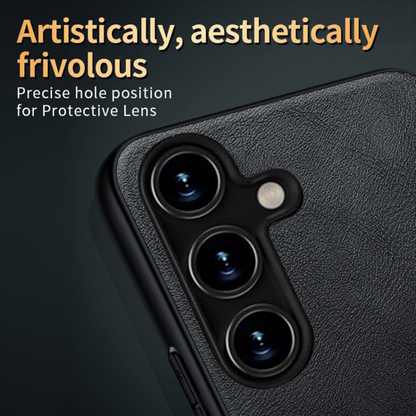 GALAXY A25 5G  Business Style PU LEATHER PROTECTIVE BACK CASE WITH CAMERA PROTECTION