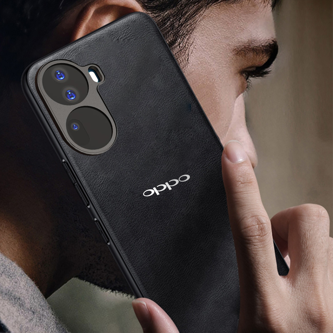 OPPO RENO 11 5G  Business Style  PU LEATHER PROTECTIVE BACK CASE WITH CAMERA PROTECTION