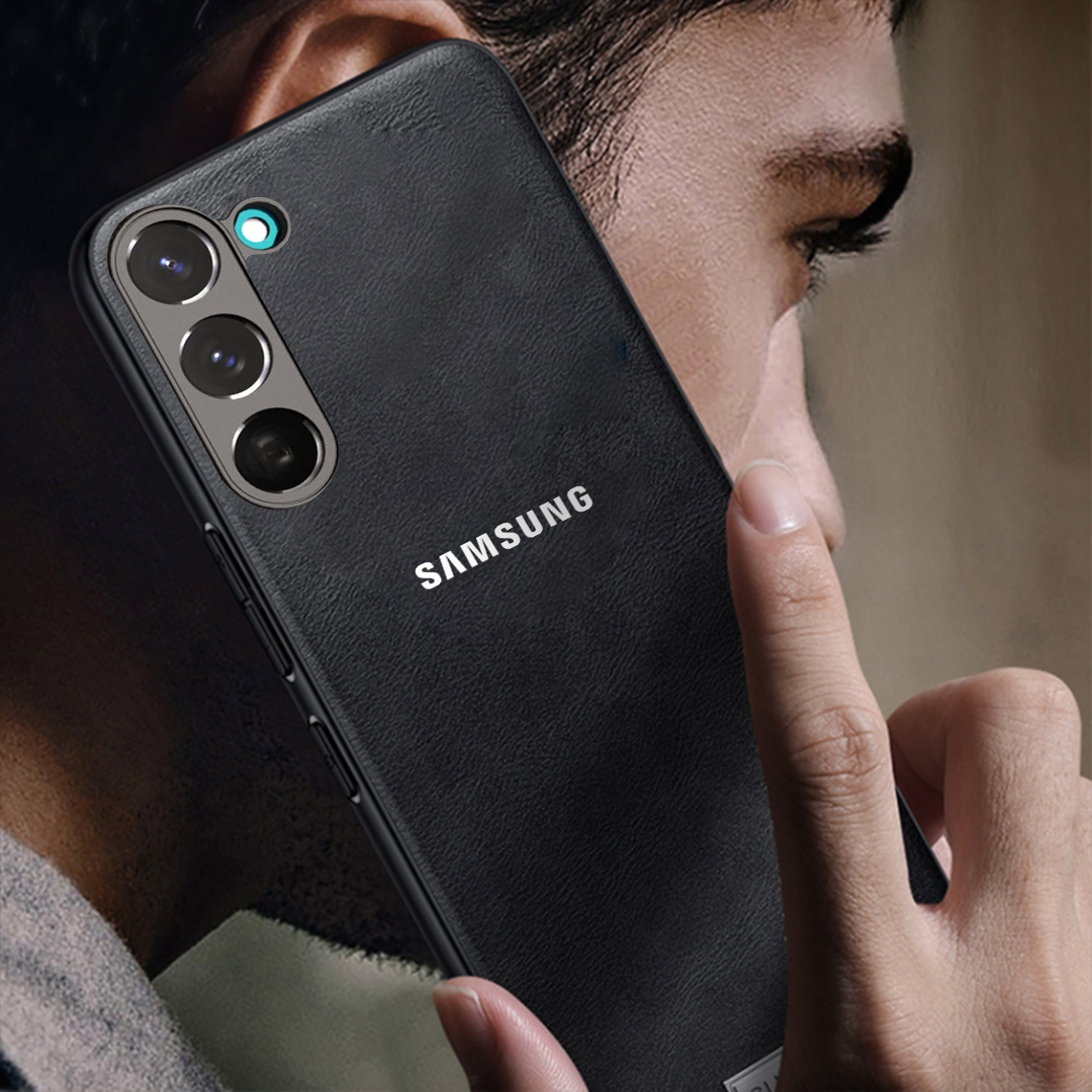 GALAXY S25 5G  Business Style  PU LEATHER PROTECTIVE BACK CASE WITH CAMERA PROTECTION