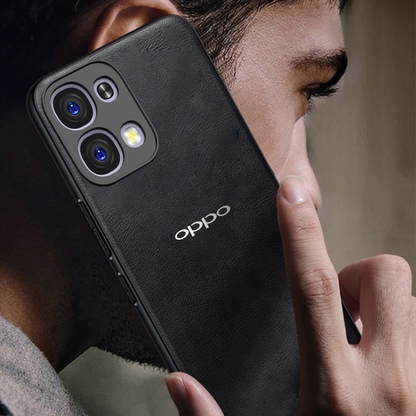 OPPO F31 5G Business Style  PU LEATHER PROTECTIVE BACK CASE WITH CAMERA PROTECTION