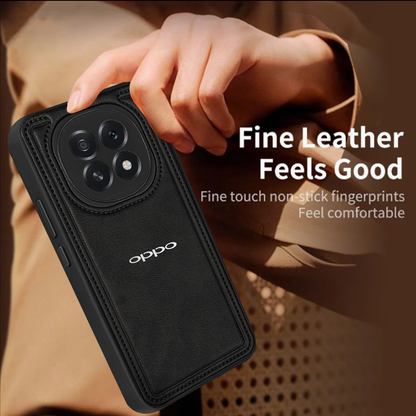 OPPO F29 5G Vintage Leather Stitched Protective Back Case