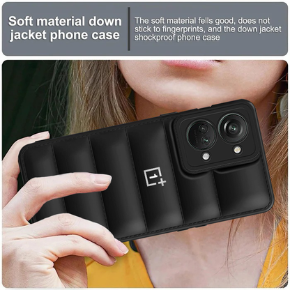 The Puffer Edition Soft Material Down Jacket Phone Case For OnePlus NORD 2T 5G