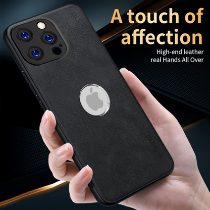 IPHONE 14 PRO MAX 5G Business Style PU LEATHER PROTECTIVE BACK CASE WITH CAMERA PROTECTION